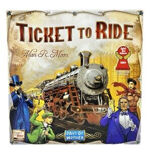 Days of Wonder Ticket To Ride Alan R. Moon Vintage 2004 Board Game Complete